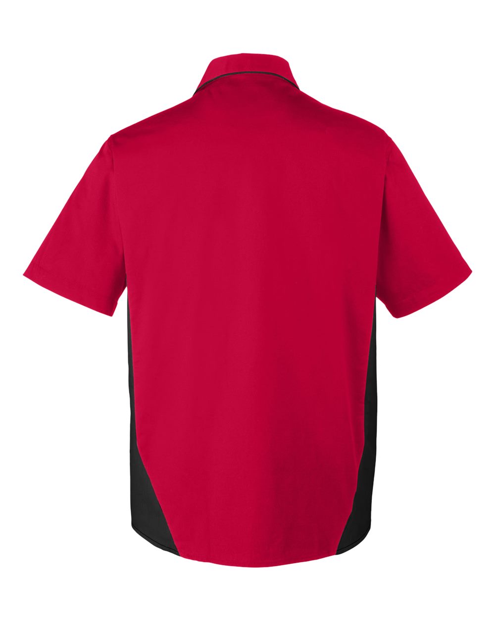Harriton Men's Flash IL Colorblock Shirt - M586 Red- Black
