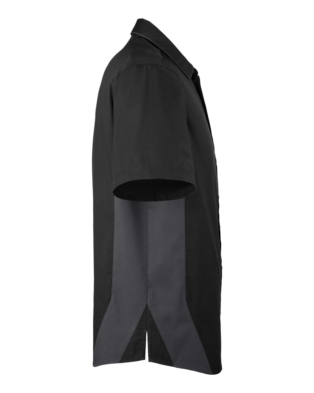 Harriton Men's Flash IL Colorblock Shirt - M586 Black- Dark Charcoal