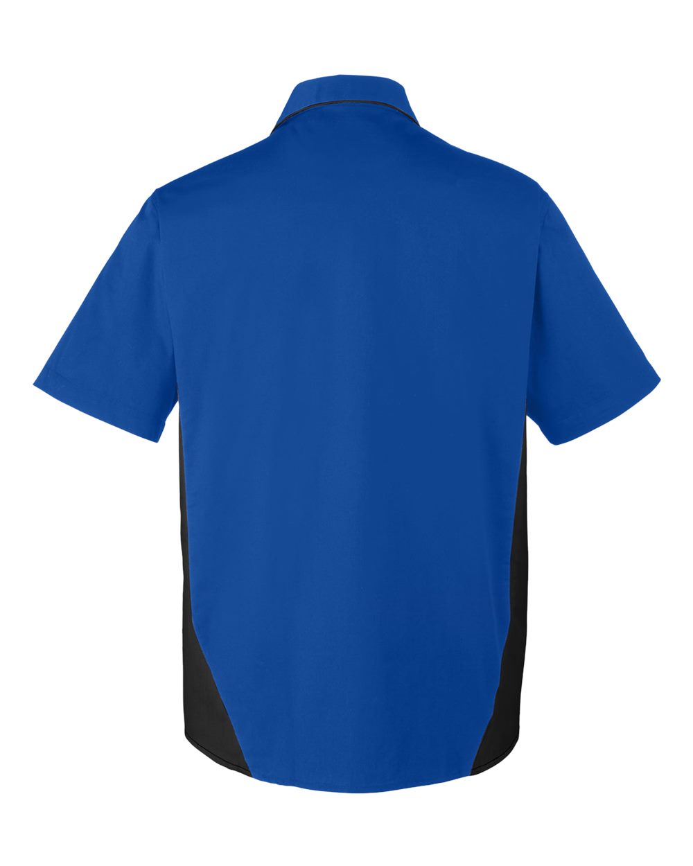 Harriton Men's Flash IL Colorblock Shirt - M586 True Royal- Black