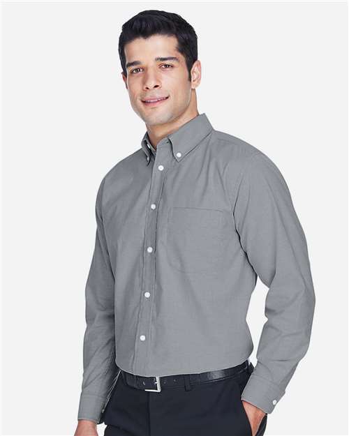 Harriton Men's Oxford Shirt - M600 Oxford Grey