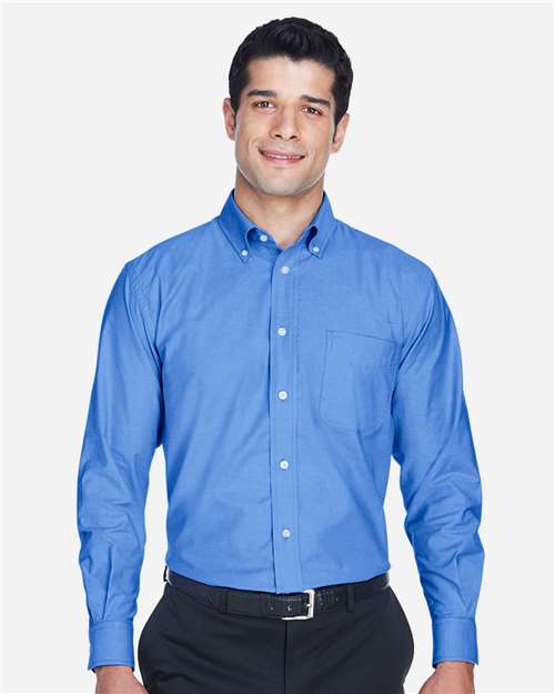 Harriton Men's Oxford Shirt - M600 French Blue