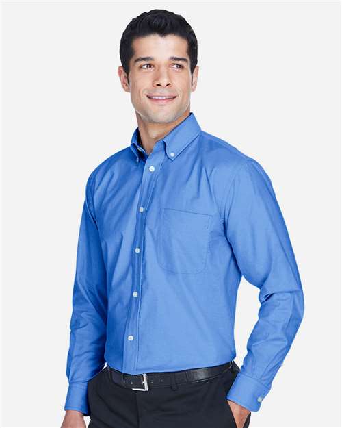 Harriton Men's Oxford Shirt - M600 French Blue