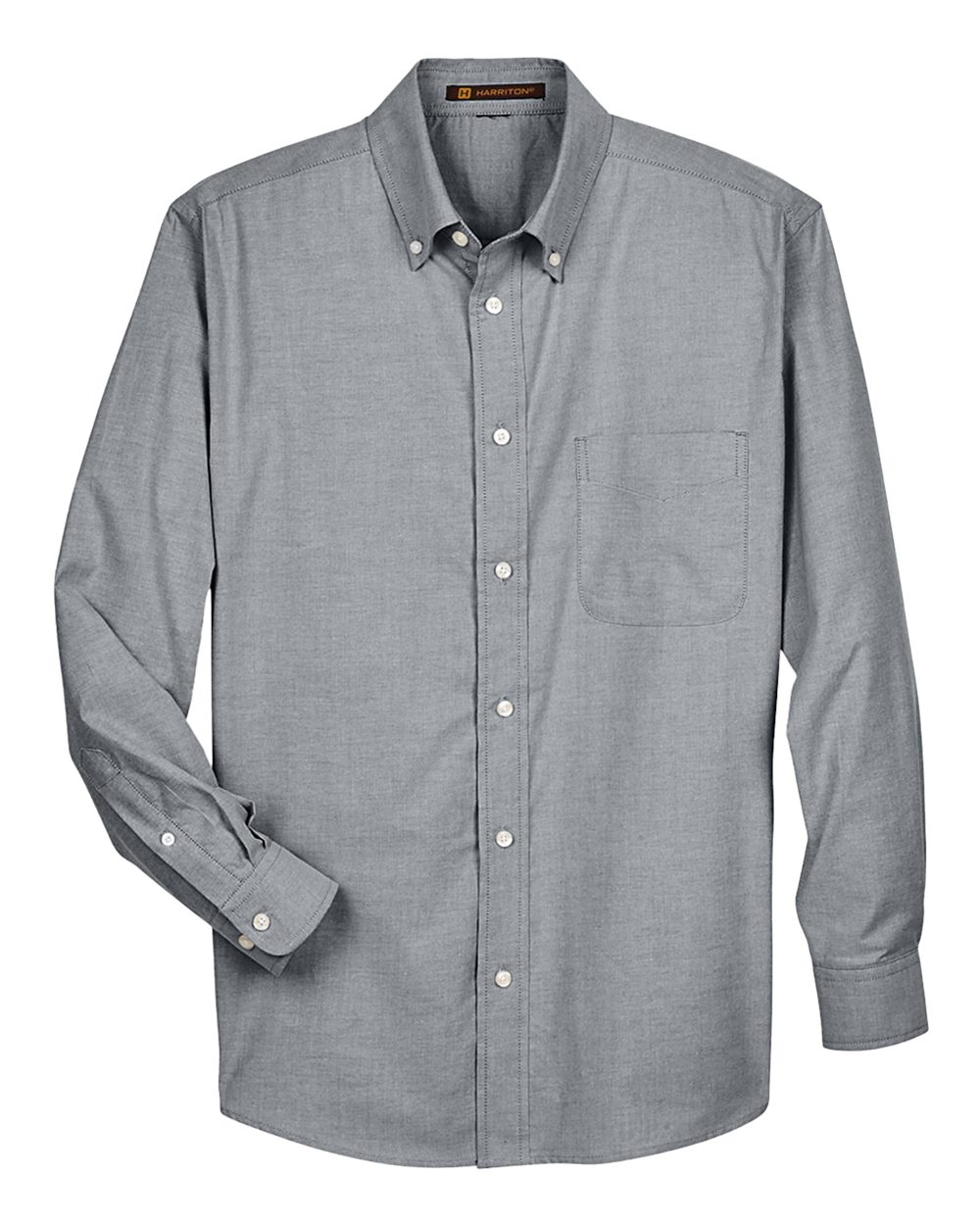 Harriton Men's Oxford Shirt - M600 Oxford Grey