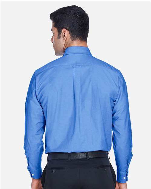 Harriton Men's Oxford Shirt - M600 French Blue
