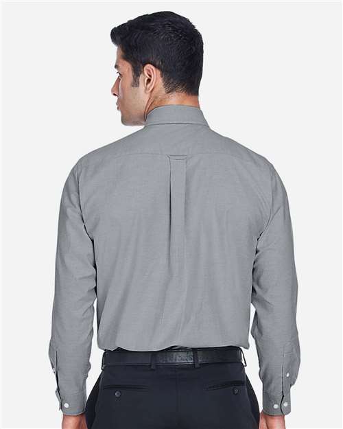 Harriton Men's Oxford Shirt - M600 Oxford Grey
