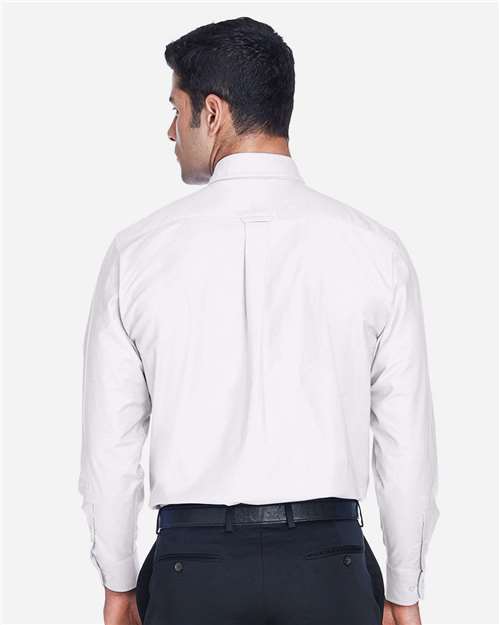 Harriton Men's Oxford Shirt - M600 White