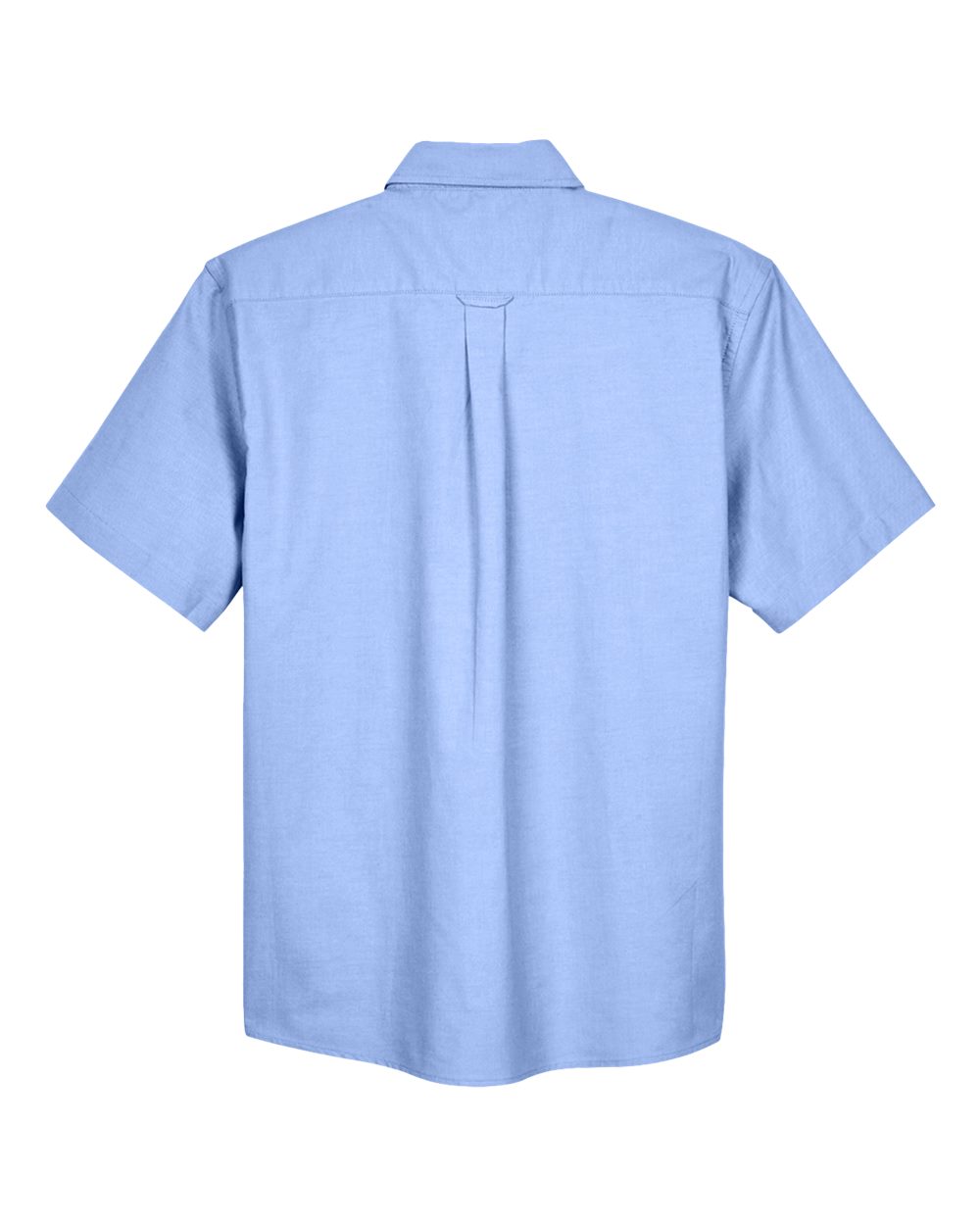 Harriton Men's Oxford Short Sleeve with Stain-Release - M600S Light Blue