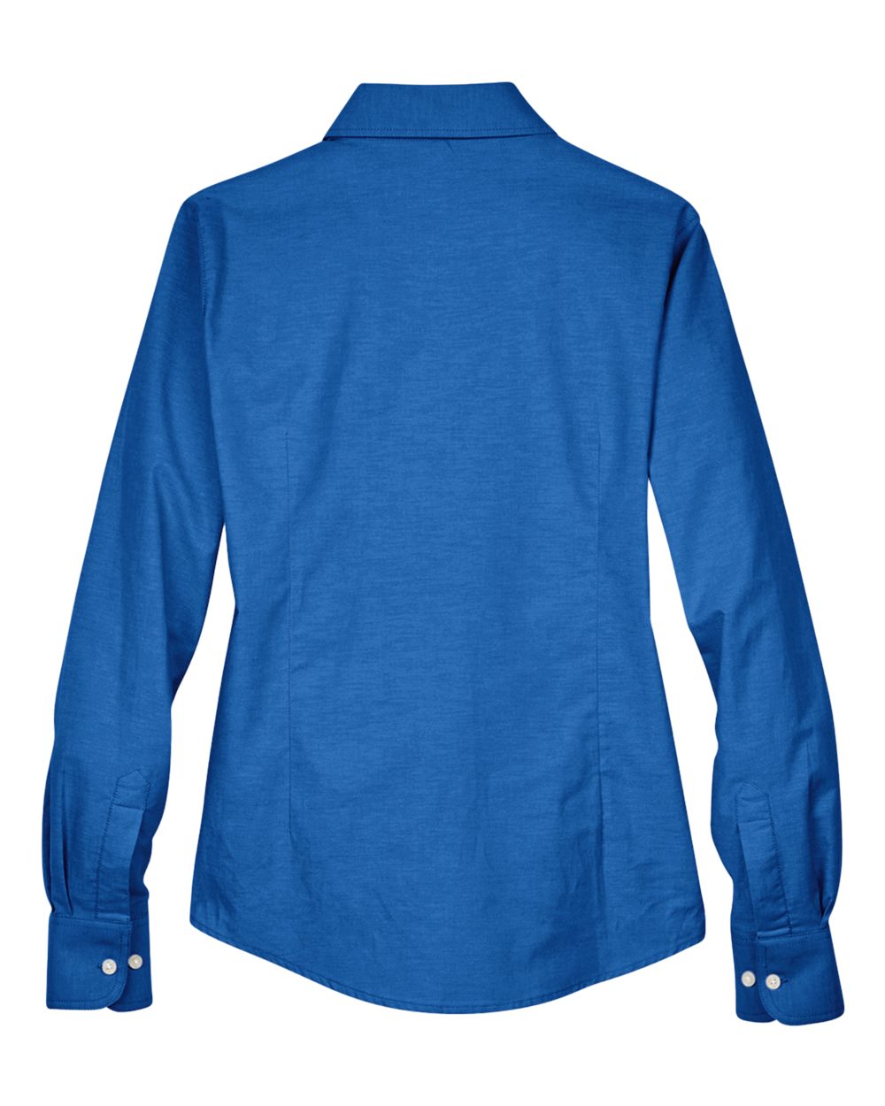 Harriton Women's Long Sleeve Oxford Dress Shirt - M600W French Blue