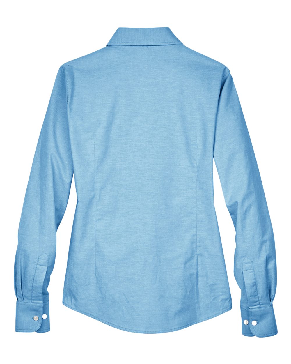 Harriton Women's Long Sleeve Oxford Dress Shirt - M600W Light Blue