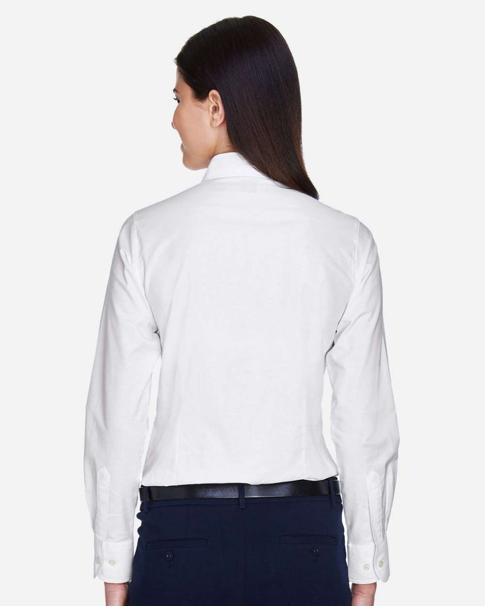 Harriton Women's Oxford Dress Shirt - M600W White