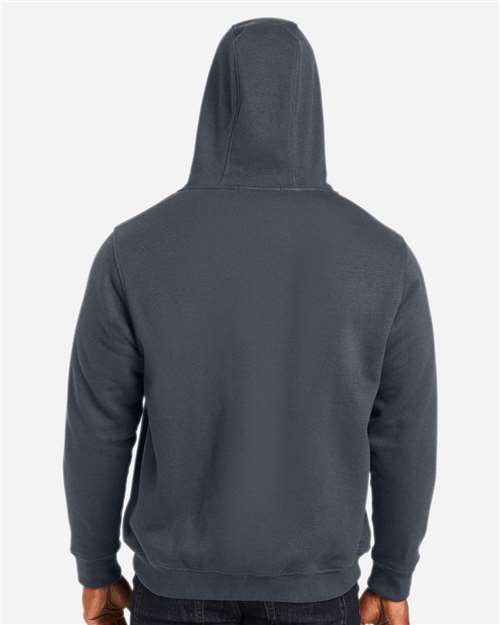Harriton Unisex ClimaBloc™ Lined Heavyweight Hooded Sweatshirt - M711 Dark Charcoal