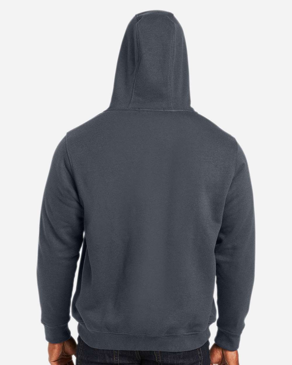 Harriton Unisex ClimaBloc™ Lined Heavyweight Hooded Sweatshirt - M711 Dark Charcoal