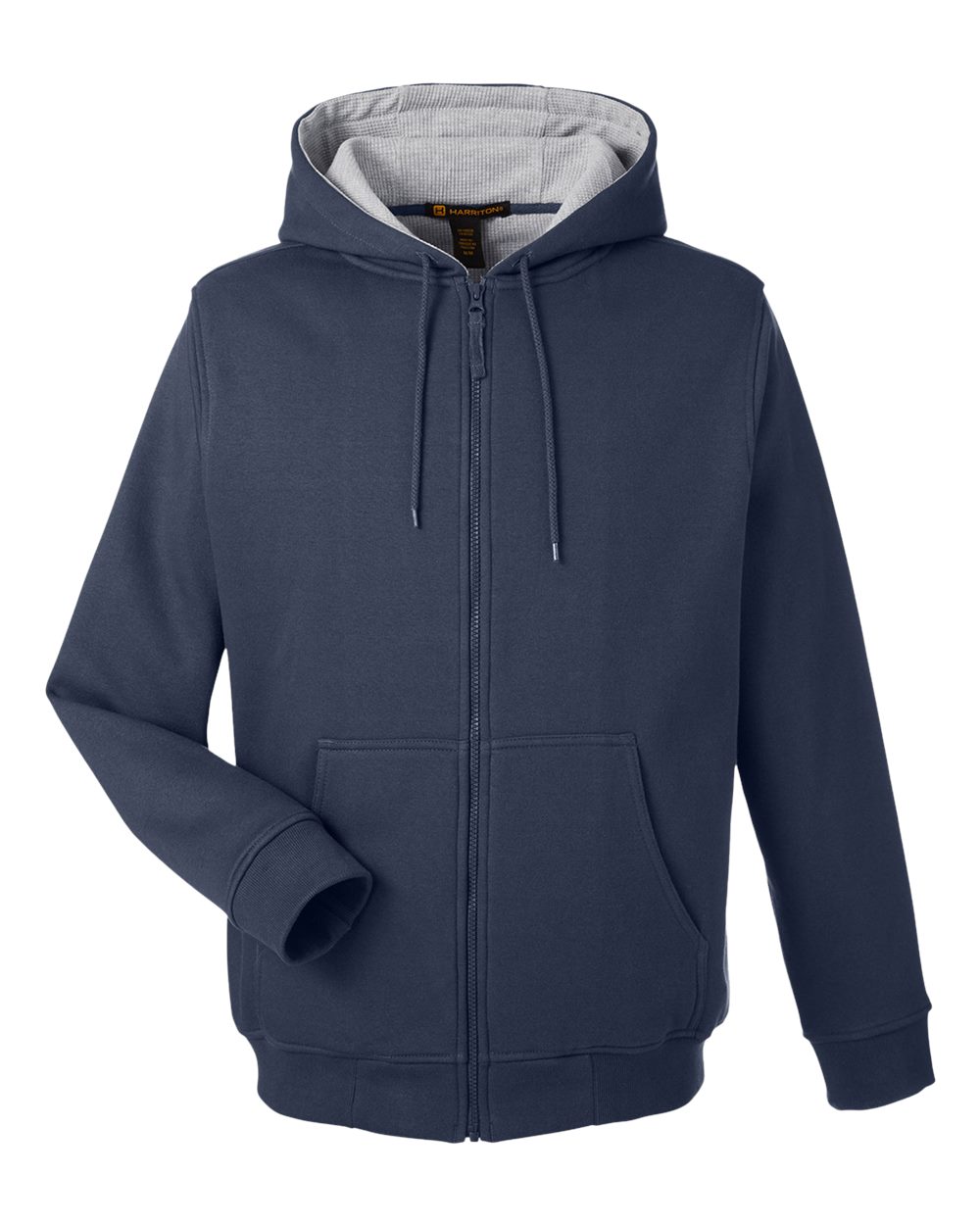 Harriton Unisex ClimaBloc™ Lined Heavyweight Hooded Sweatshirt - M711 Dark Navy