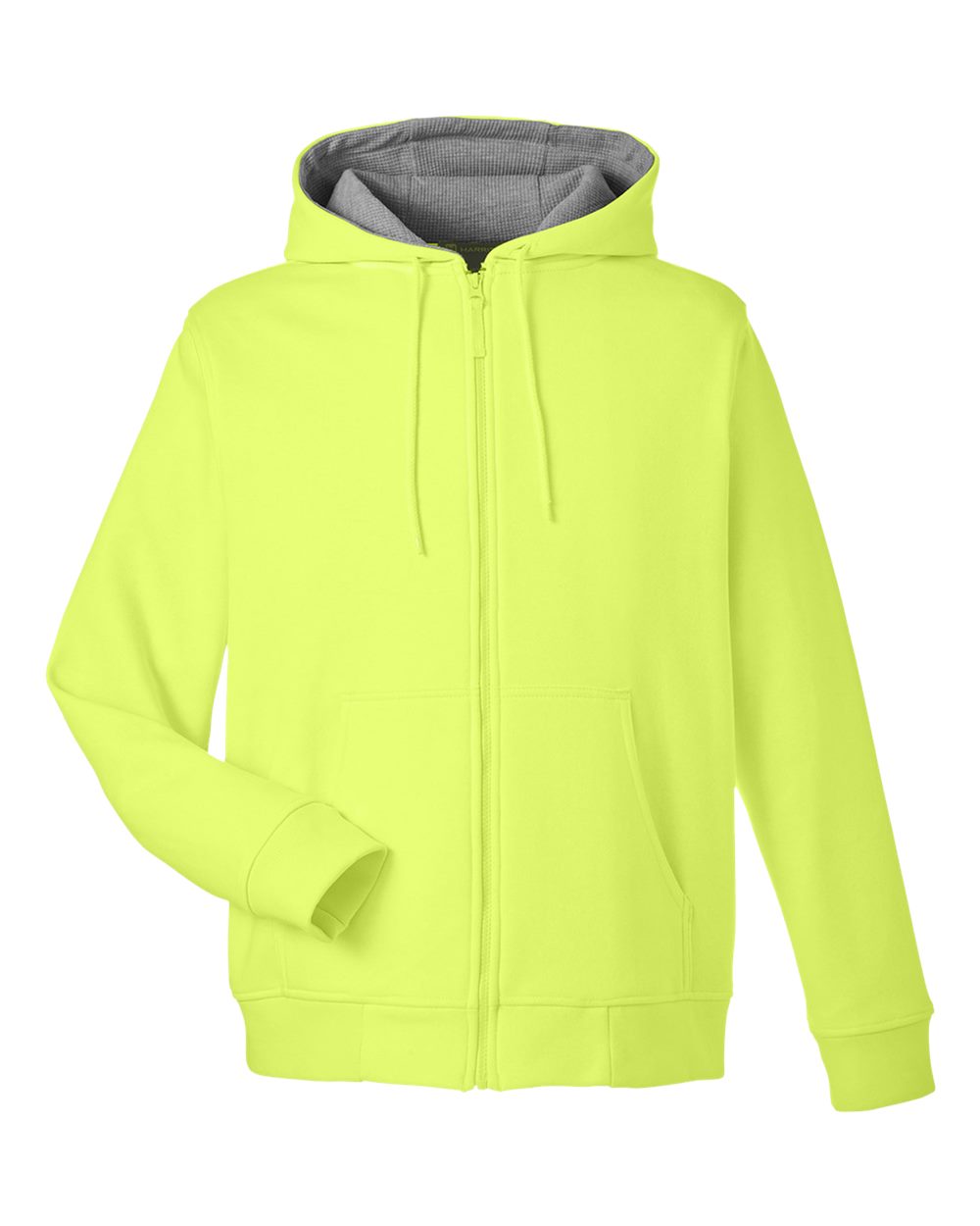 Harriton Unisex ClimaBloc™ Lined Heavyweight Hooded Sweatshirt - M711 Safety Yellow