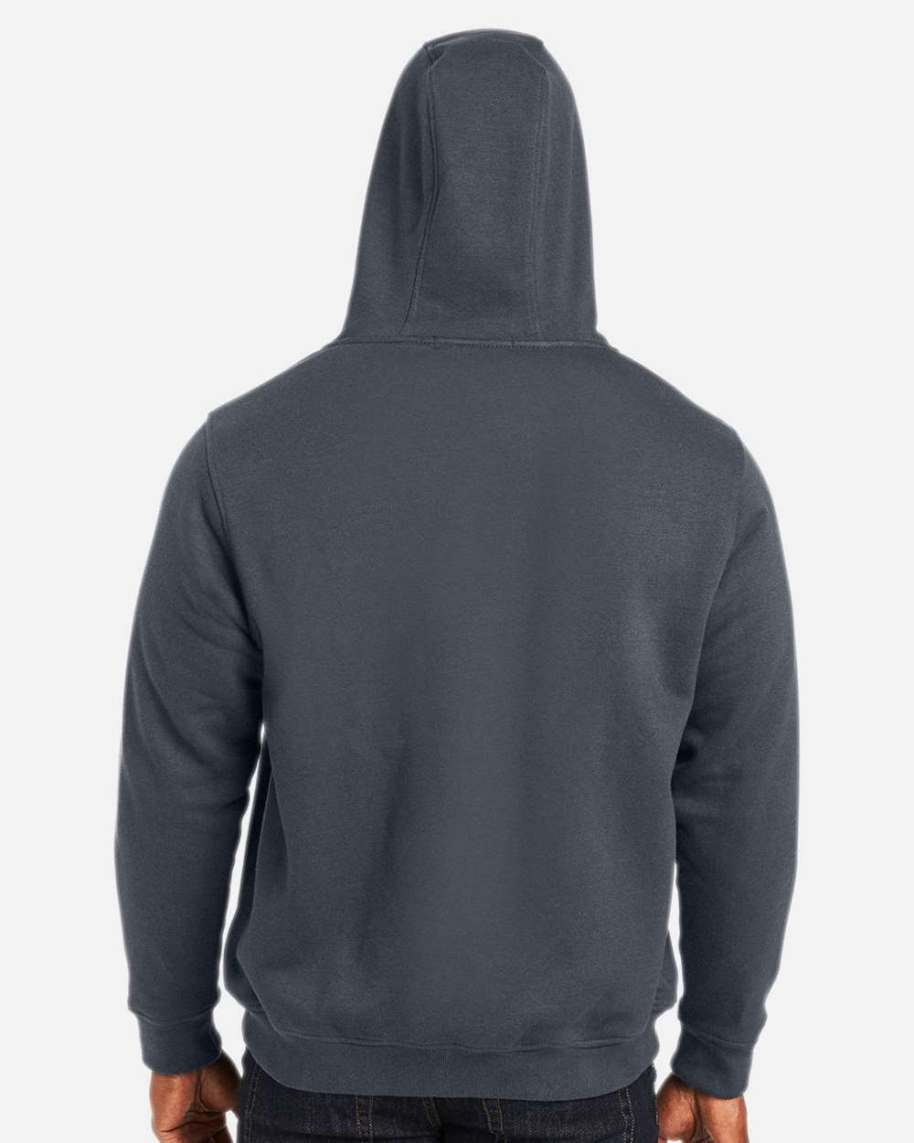 Harriton Unisex Tall ClimaBloc™ Lined Heavyweight Hooded Sweatshirt - M711T Dark Charcoal