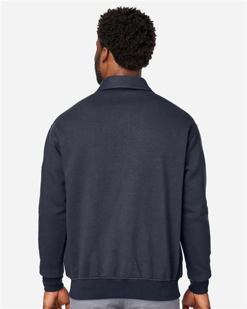 Harriton Unisex ClimaBloc™ Heavyweight Tactical Quarter-Zip Pullover - M712 Dark Navy