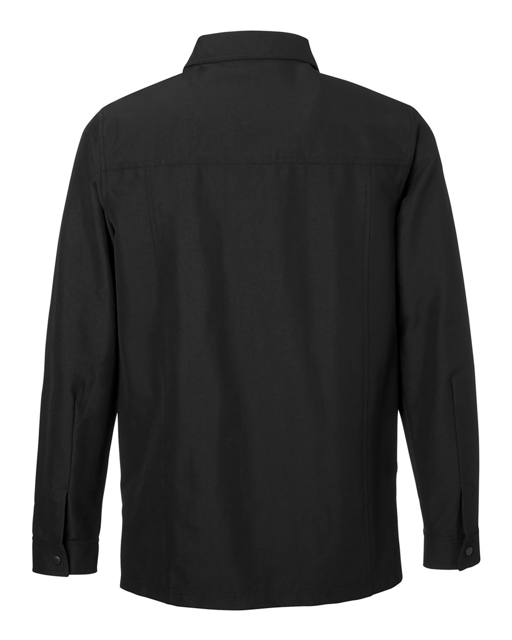 Harriton Unisex Flex Twill Overshirt Jacket - M72 Black