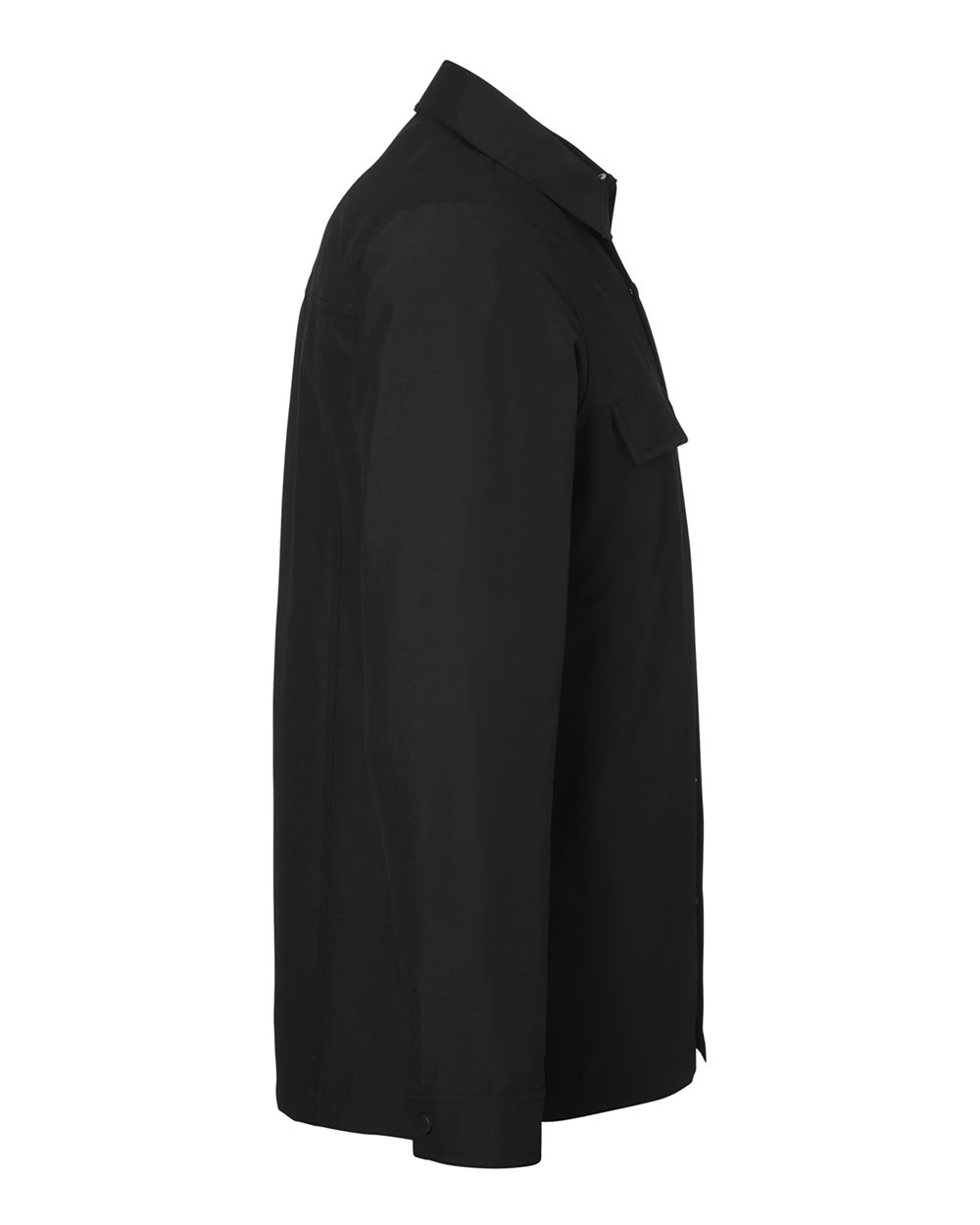 Harriton Unisex Flex Twill Overshirt Jacket - M72 Black