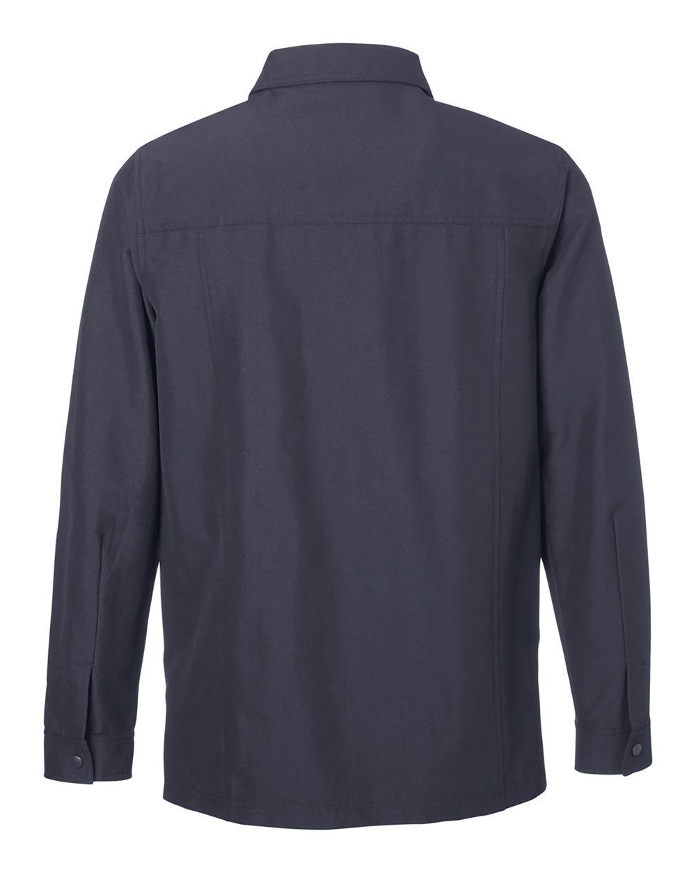 Harriton Unisex Flex Twill Overshirt Jacket - M72 Dark Charcoal