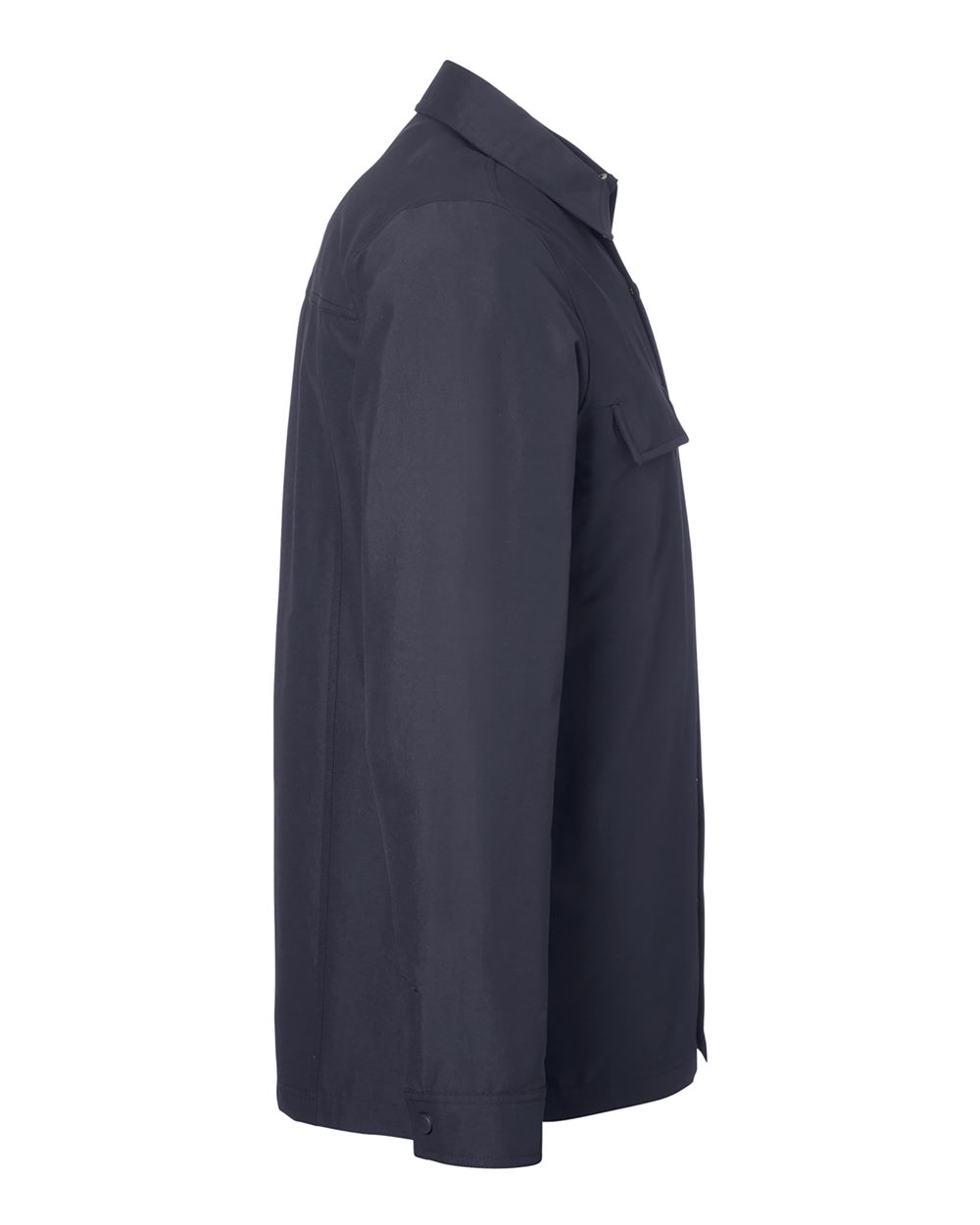 Harriton Unisex Flex Twill Overshirt Jacket - M72 Dark Charcoal