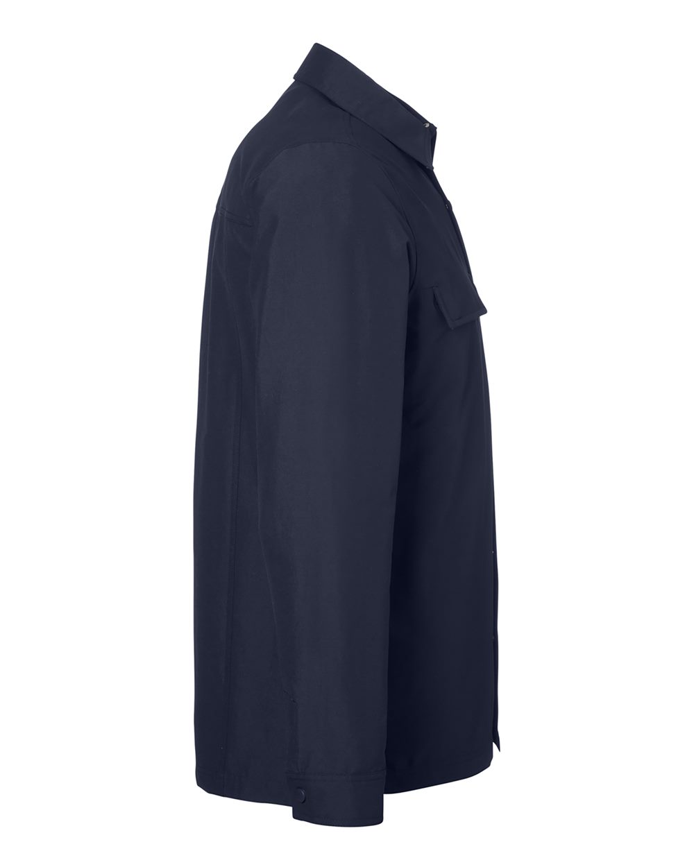 Harriton Unisex Flex Twill Overshirt Jacket - M72 Dark Navy