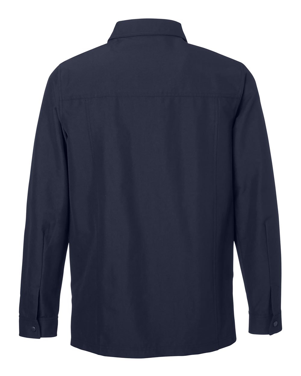 Harriton Unisex Flex Twill Overshirt Jacket - M72 Dark Navy