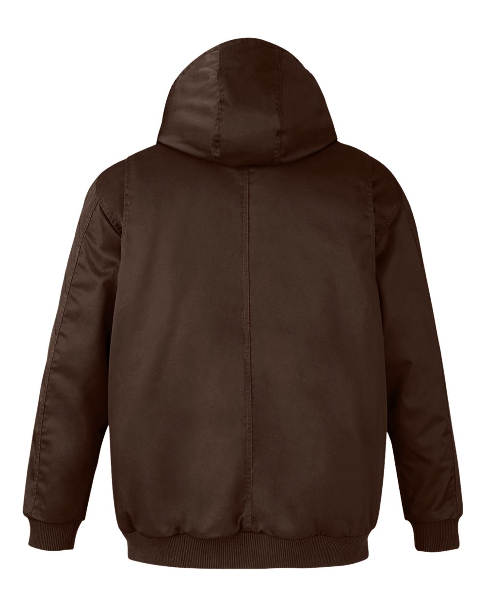 Harriton Unisex ClimaBloc® Heavyweight Hooded Full-Zip Jacket - M722 Dark Mocha