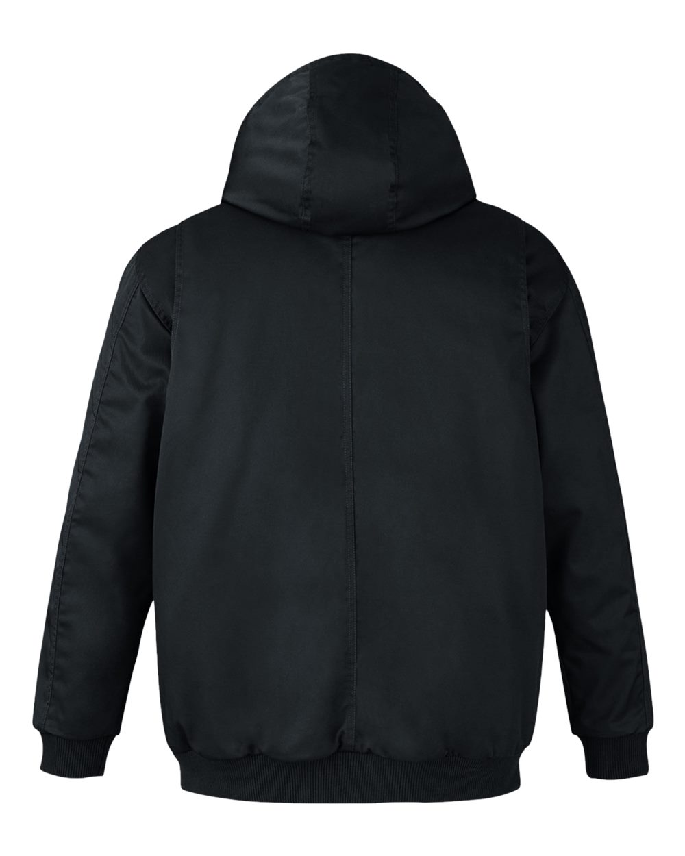 Harriton Unisex ClimaBloc® Heavyweight Hooded Full-Zip Jacket - M722 Black