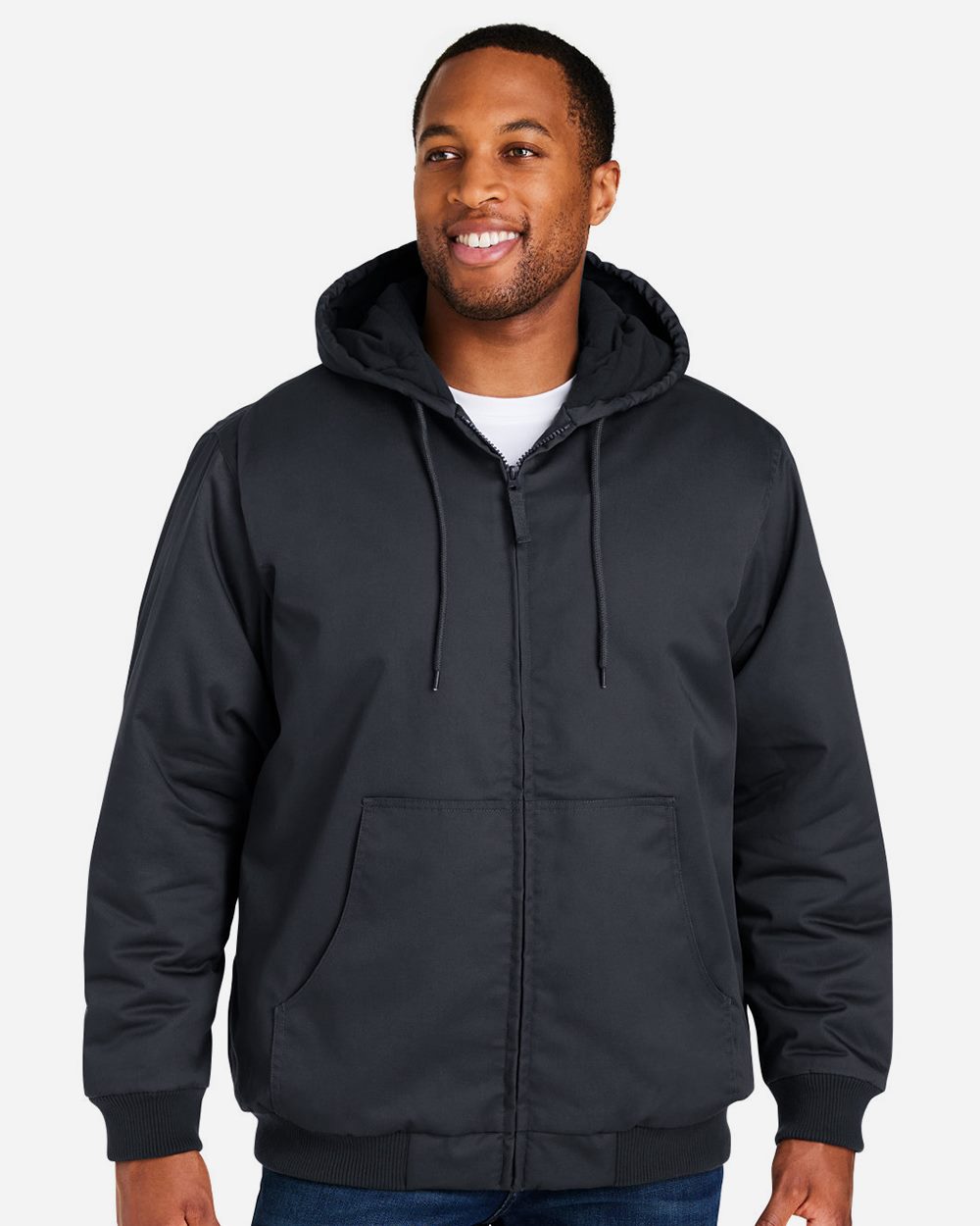 Team 365 Unisex Tall ClimaBloc® Heavyweight Hooded Full-Zip Jacket - M722T