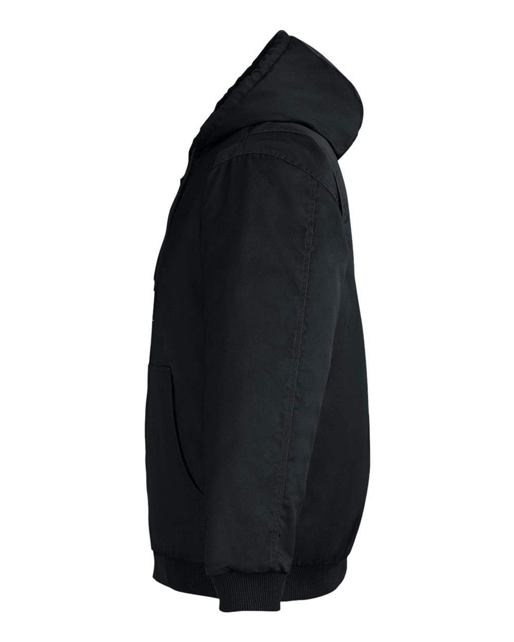 Harriton Unisex Tall ClimaBloc® Heavyweight Hooded Full-Zip Jacket - M722T Black