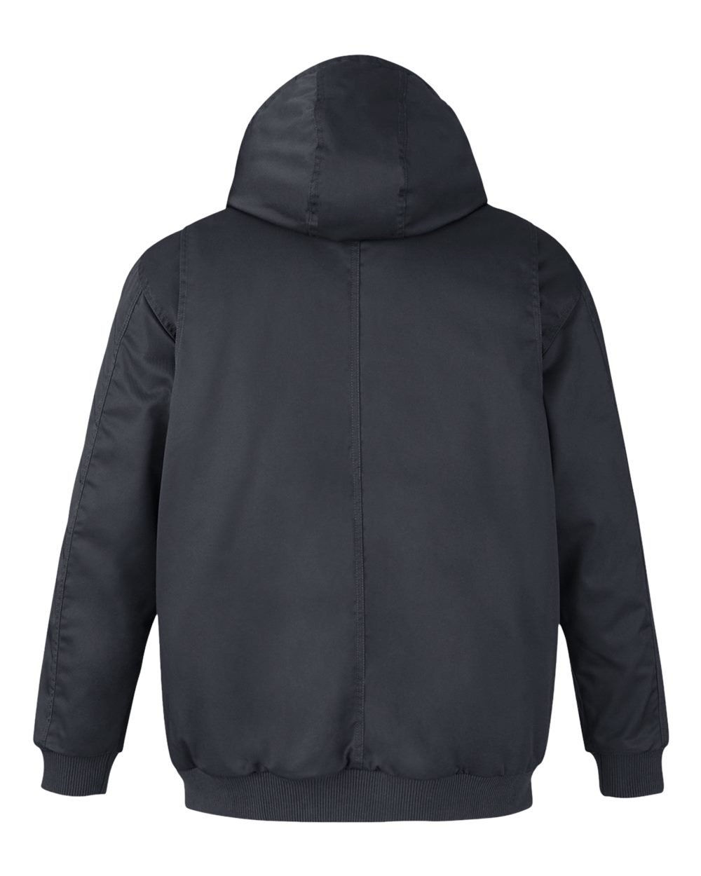 Harriton Unisex Tall ClimaBloc® Heavyweight Hooded Full-Zip Jacket - M722T Dark Charcoal