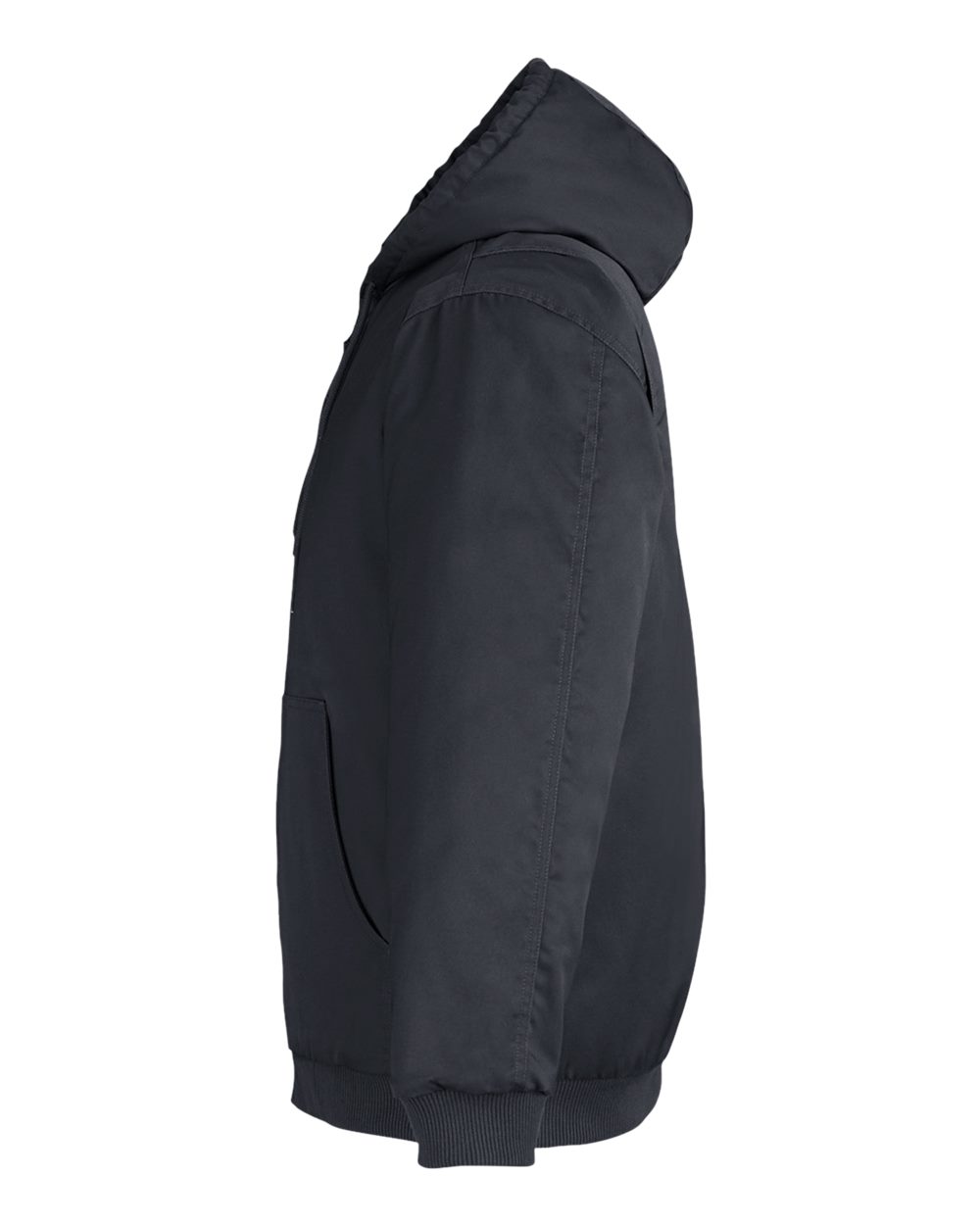 Harriton Unisex Tall ClimaBloc® Heavyweight Hooded Full-Zip Jacket - M722T Dark Charcoal