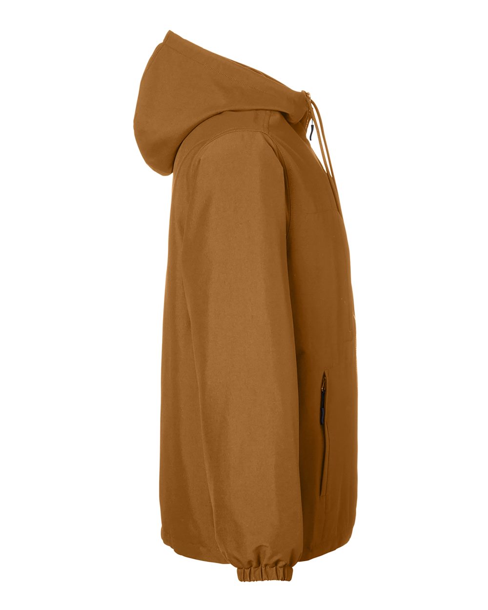 Harriton Unisex Flex Twill Hooded Jacket - M73 Duck Brown