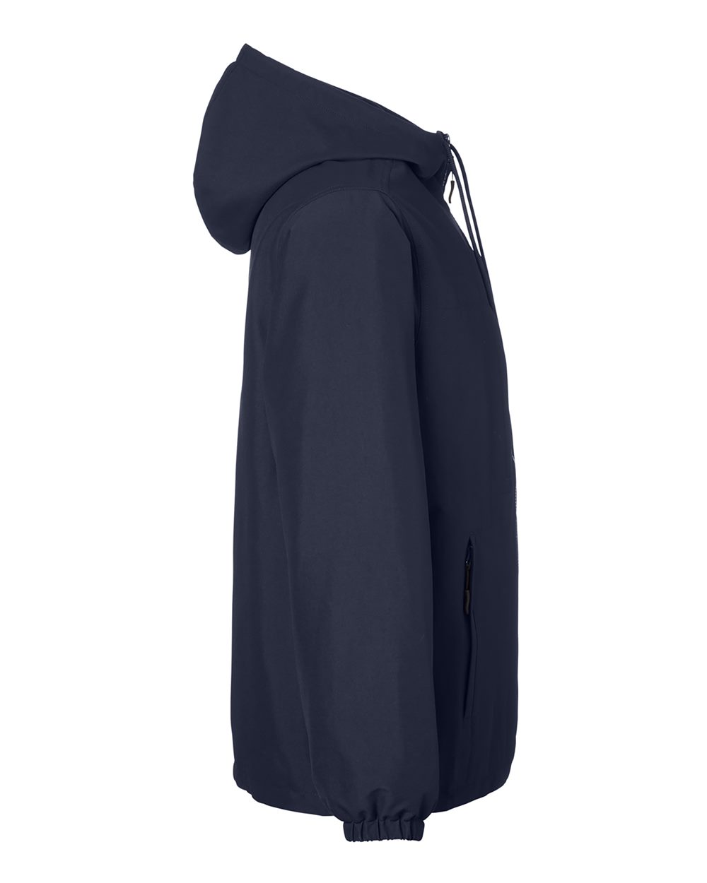 Harriton Unisex Flex Twill Hooded Jacket - M73 Dark Navy
