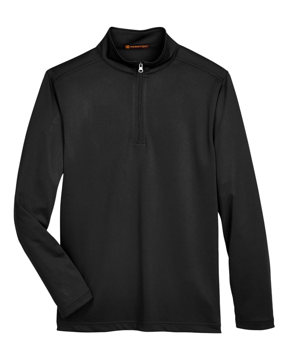Harriton Men's Advantage Snag Protection Plus Quarter-Zip Pullover - M748 Black