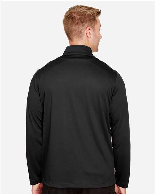 Harriton Men's Advantage Snag Protection Plus Quarter-Zip Pullover - M748 Black