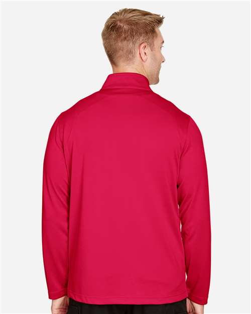Harriton Men's Advantage Snag Protection Plus Quarter-Zip Pullover - M748 Red