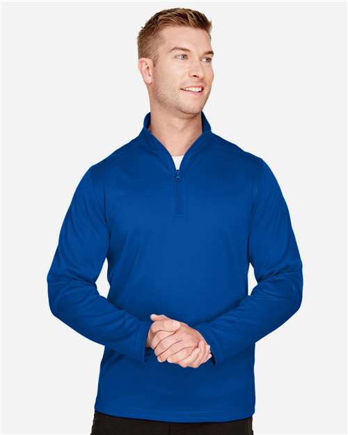 Harriton Men's Advantage Snag Protection Plus Quarter-Zip Pullover - M748 True Royal