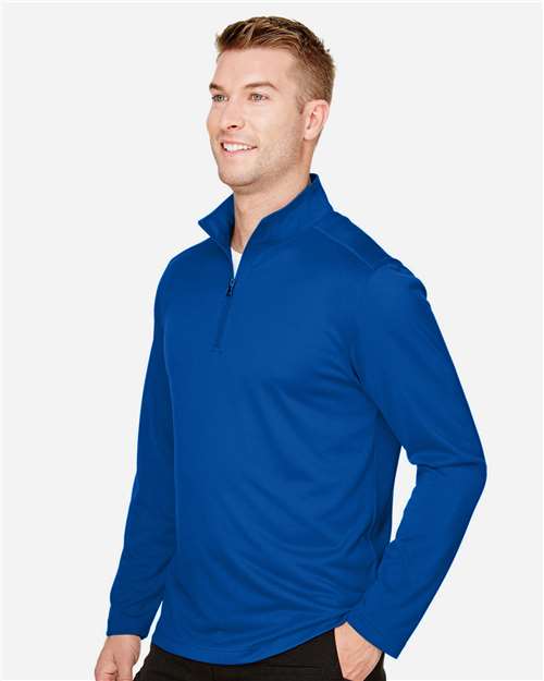 Harriton Men's Advantage Snag Protection Plus Quarter-Zip Pullover - M748 True Royal
