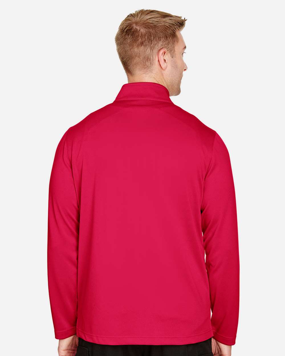 Harriton Men's Advantage Snag Protection Plus Quarter-Zip Pullover - M748 Red