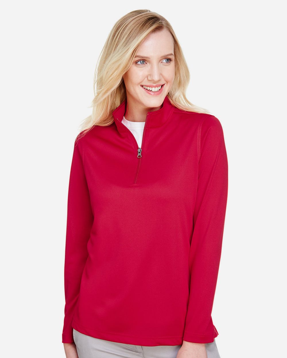 Devon & Jones Women's Advantage Snag Protection Plus Quarter-Zip Pullover - M748W
