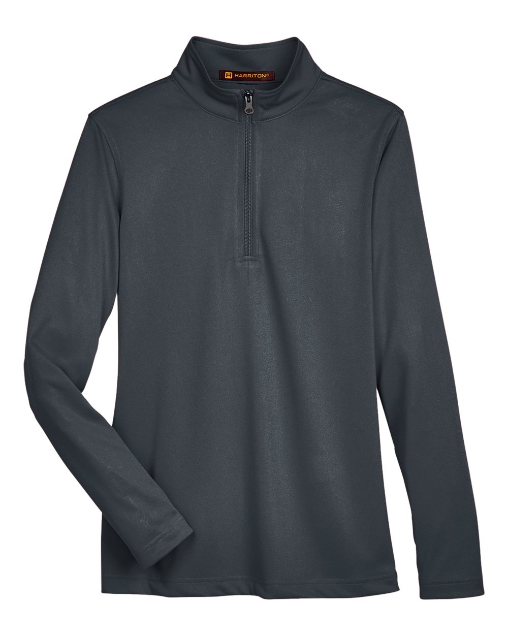 Harriton Women's Advantage Snag Protection Plus Quarter-Zip Pullover - M748W Dark Charcoal