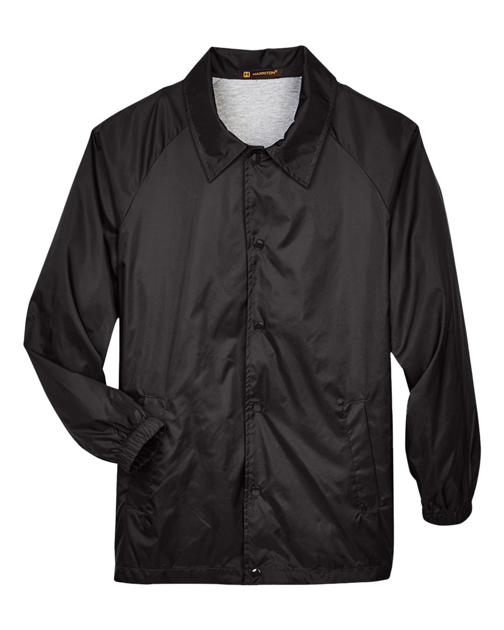 Harriton Unisex Nylon Staff Jacket - M775 Black