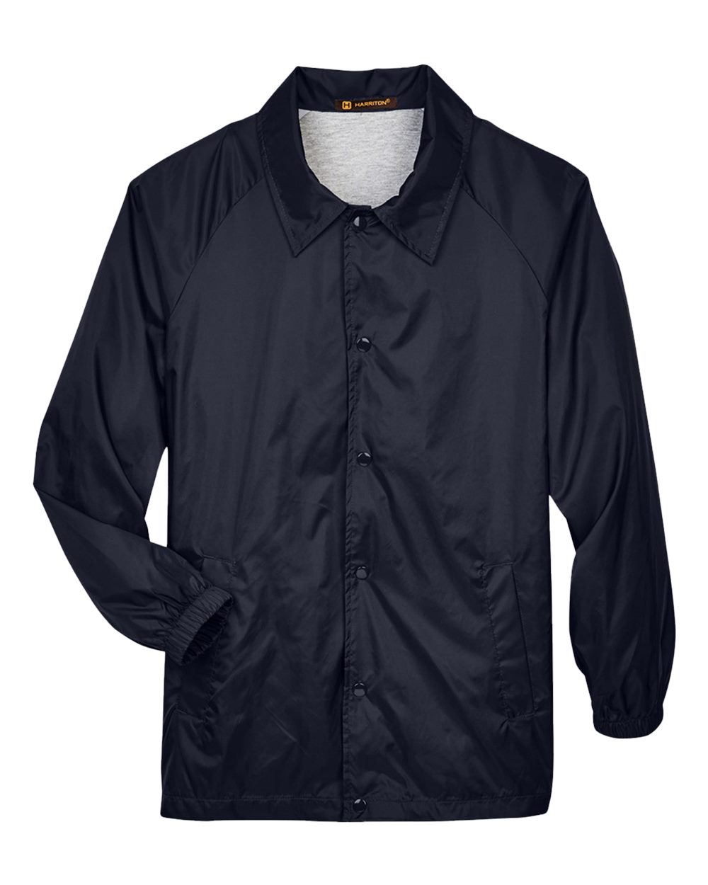 Harriton Unisex Nylon Staff Jacket - M775 Navy