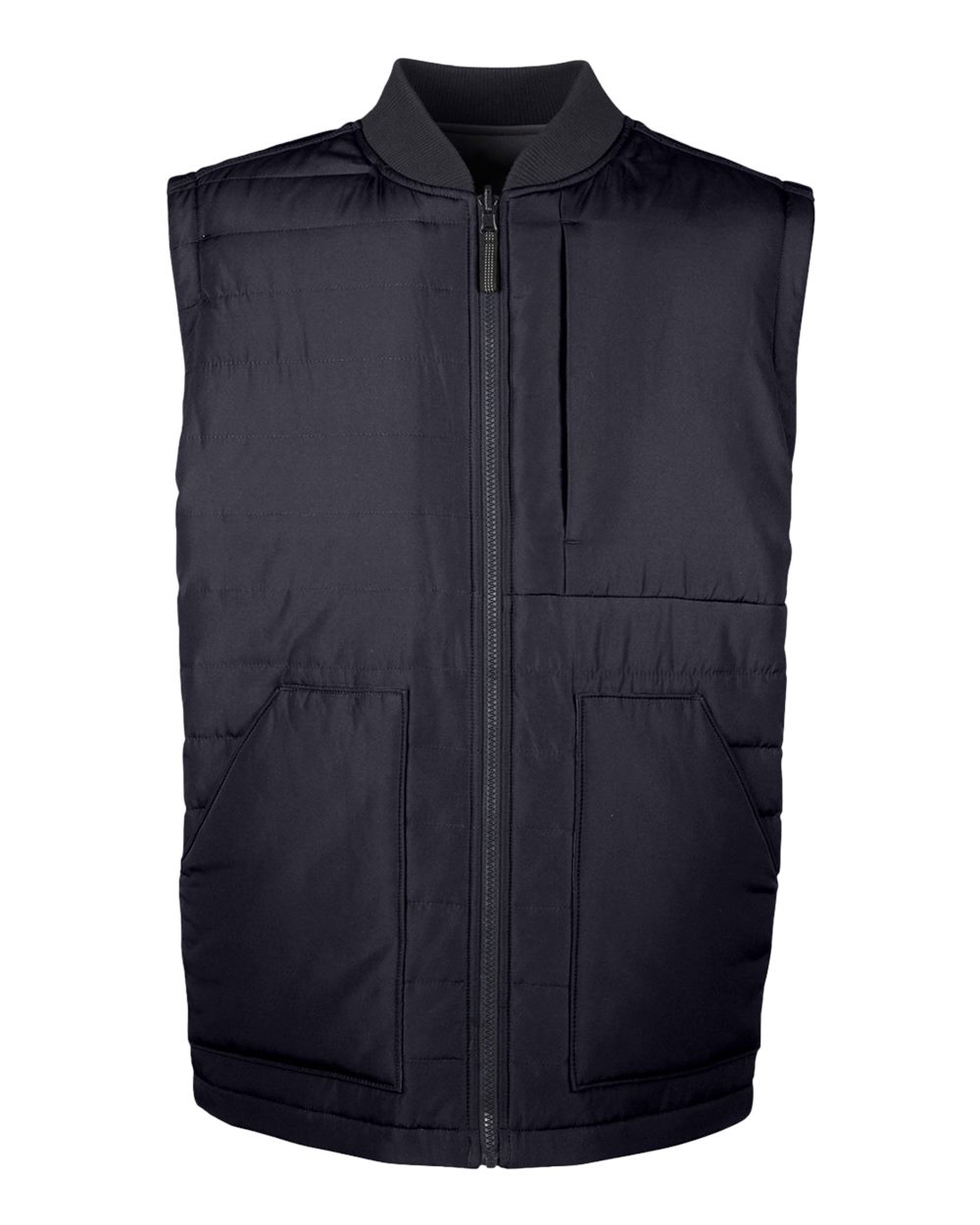 Harriton Unisex Dockside Interactive Reversible Freezer Vest - M776 Black- Dark Charcoal