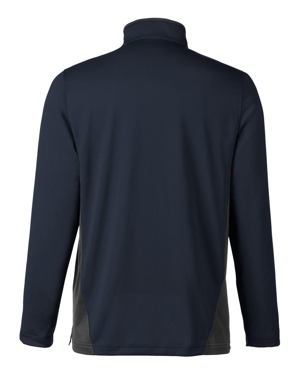 Harriton Men's Flash Snag Protection Plus IL Colorblock Quarter-Zip Pullover - M786 Dark Navy- Dark Charcoal