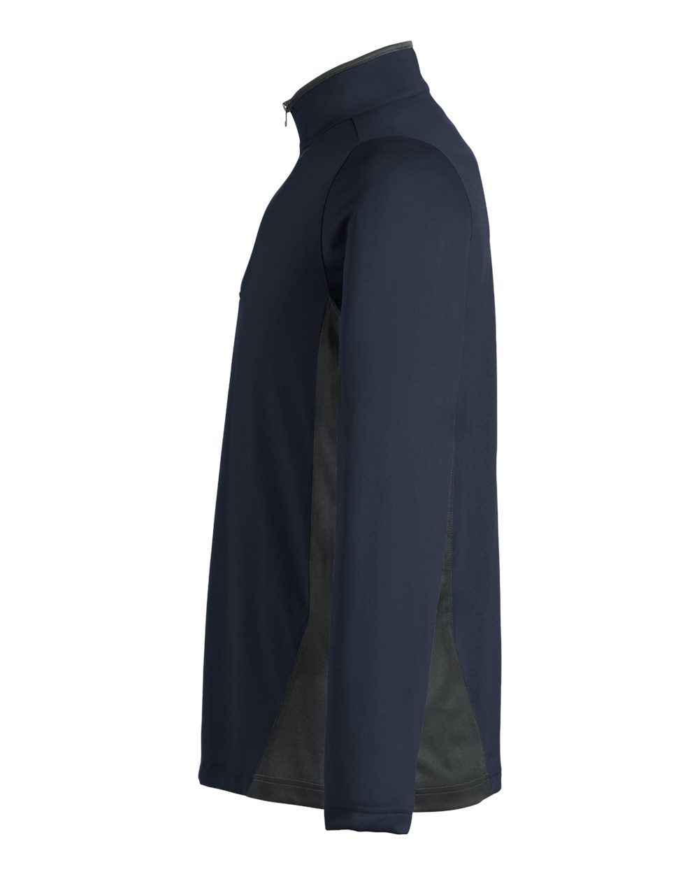 Harriton Men's Flash Snag Protection Plus IL Colorblock Quarter-Zip Pullover - M786 Dark Navy- Dark Charcoal