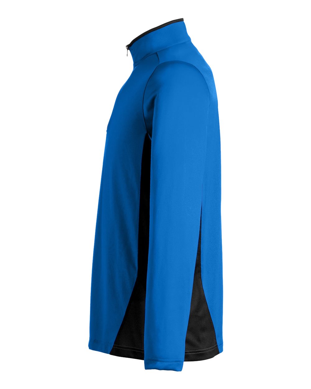 Harriton Men's Flash Snag Protection Plus IL Colorblock Quarter-Zip Pullover - M786 True Royal- Black