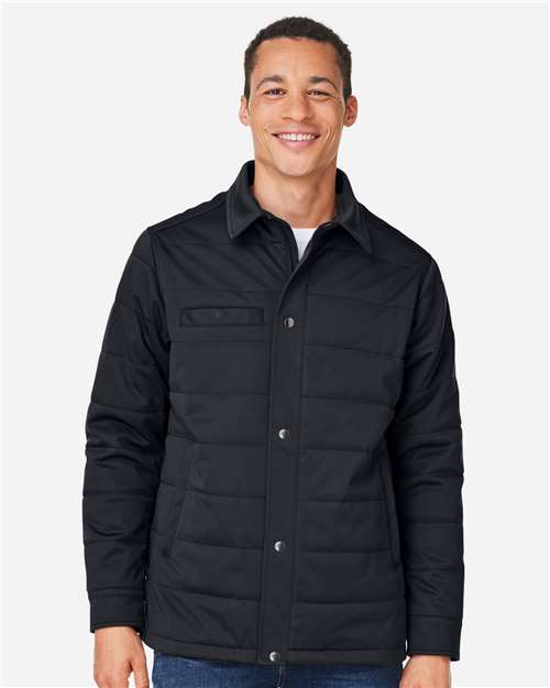 Harriton Unisex Guardian Soft Shell Chore Coat - M821 Black