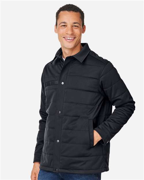 Harriton Unisex Guardian Soft Shell Chore Coat - M821 Black